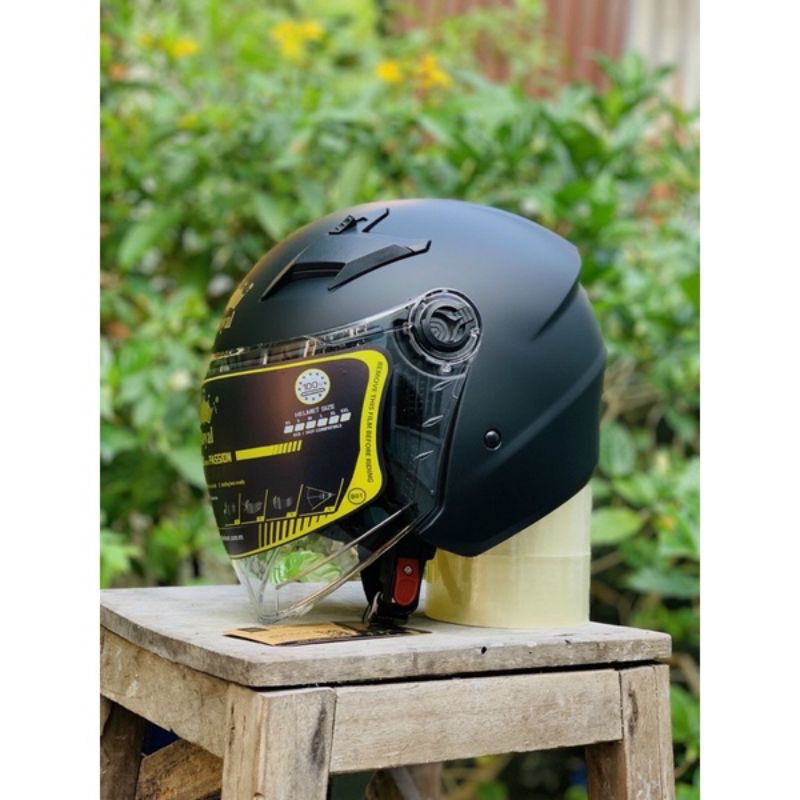 NÓN BẢO HIỂM 3/4 2 KÍNH ROYAL M268 NHIỀU MÀU- MŨ BẢO HIỂM 2 KÍNH CHÍNH HÃNG BẢO HÀNH 12 THÁNG