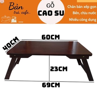 Bàn gỗ xếp gọn chân thang 60x40x23cm