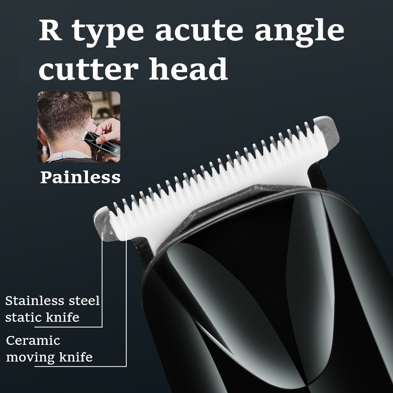 Tông Đơ Cắt Tóc Kemei KM-880 Có Màn Hình LCD Chất Lượng Cao