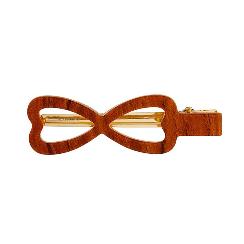 Kẹp Tóc Hình Nơ / Trái Tim Rỗng Phong Cách Nhật Bản Ngọt Ngào Cho Nữ