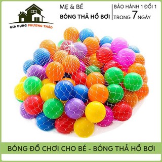 Set Bóng Nhựa Đồ Chơi Cho Bé, Bóng Nhựa Nhà Bóng, Hồ Bơi - An Toàn Cho Bé