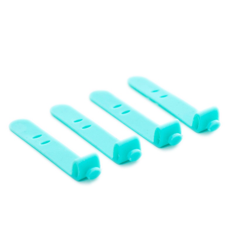 Gói 4 dây Silicone quấn gọn Tai Nghe, Cáp Sạc, Dây Điện Chống Đứt Gãy KN STORE