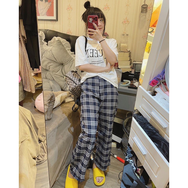 [FREESHIP - HÀNG LOẠI 1] SET KẺ ÁO COTON MIX QUẦN SUÔNG SIÊU HOT
