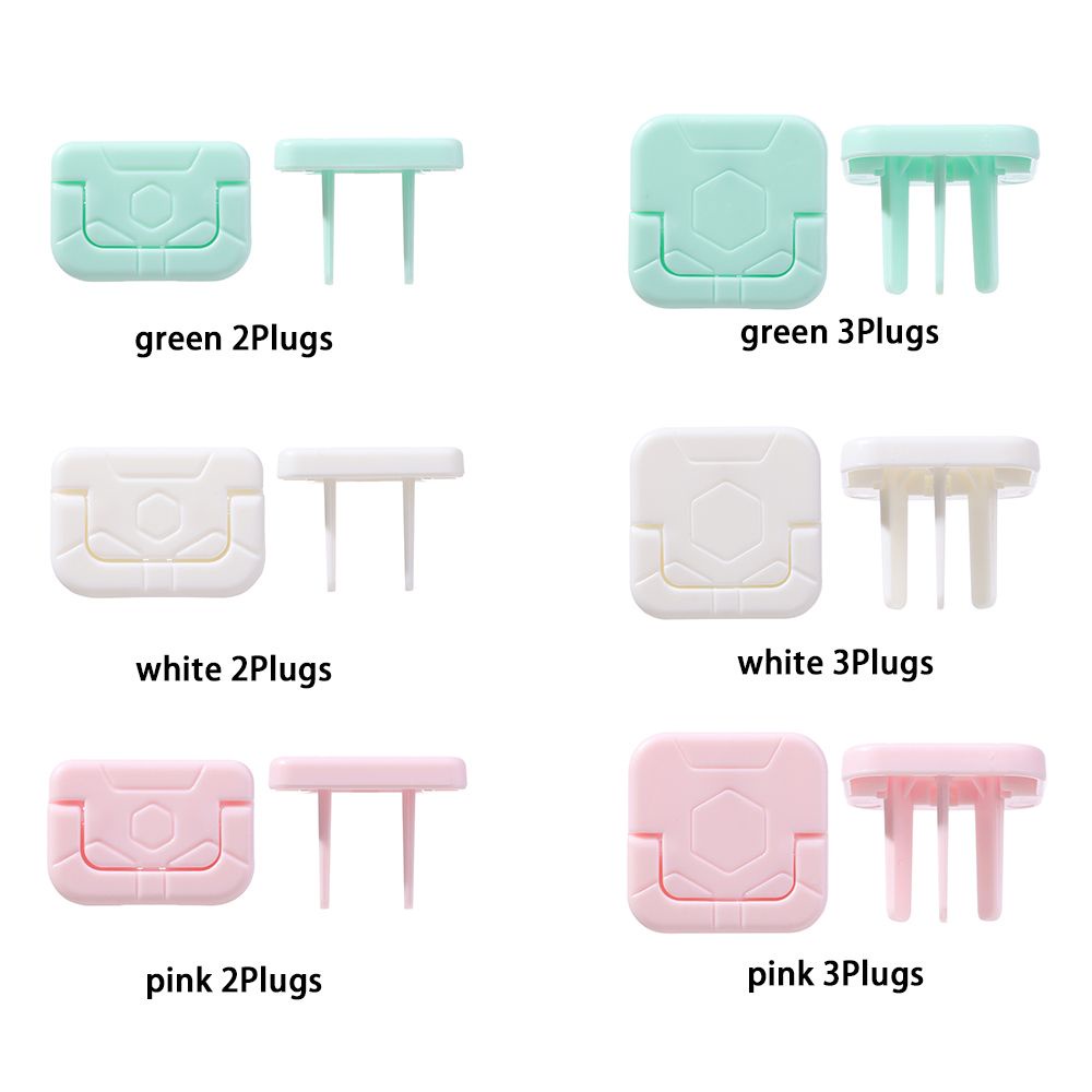 Phích cắm bảo vệ an toàn cho bé khỏi ổ cắm điện dễ lắp đặt Mihan1