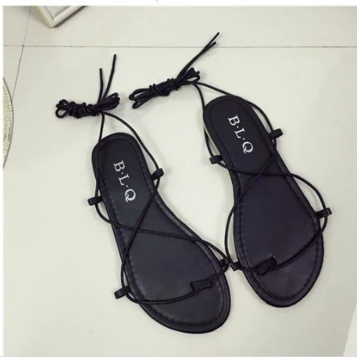 [Sẵn từ 35 - 39] Giày sandal chiến binh cột dây xỏ ngón hàng chính hãng FULLBOX D01