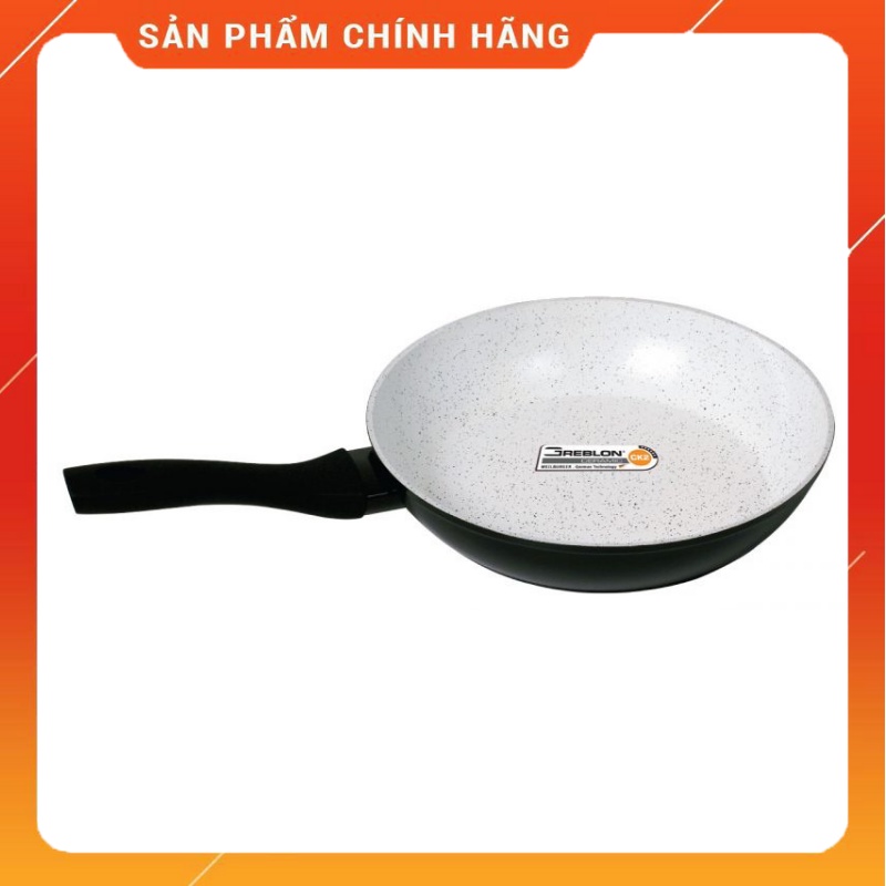 (Size 26cm) Chảo chống dính xào chiên rán bếp từ RAPIDO, ECOCARE công nghệ Đức, dùng cho bếp từ, điện, ga, hồng ngoại...