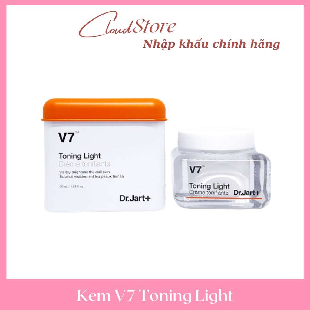 KEM V7 Toning Light - Dưỡng da trắng hồng, Giúp tái tạo phục hồi giúp da khỏe mạnh và tươi trẻ hơn