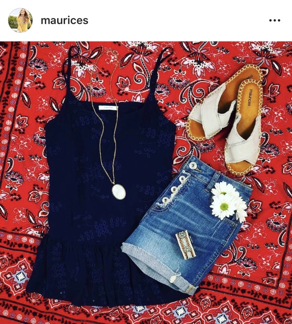 Quần short jeans nút Maurices xuất xịn