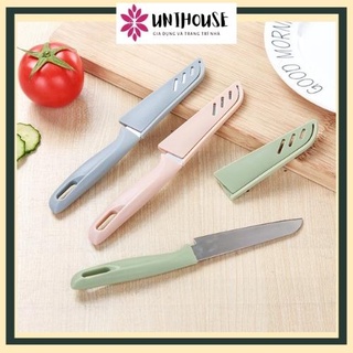 Dao gọt hoa quả, dao gọt trái cây đa năng có nắp đậy an toàn, siêu sắc bén, nhỏ gọn bền đẹp bỏ túi du lịch cực tiện lợi