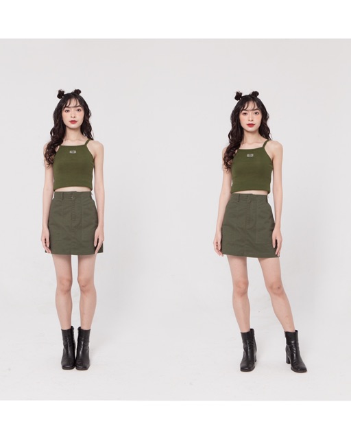 Chân váy kaki olive | OLIVE MINI SKIRT | BigBuy360 - bigbuy360.vn
