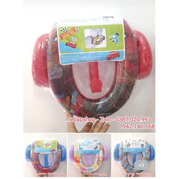 LÓT BỒN CẦU CÁC NHÂN VẬT DISNEY CÓ ĐỆM CHO BÉ