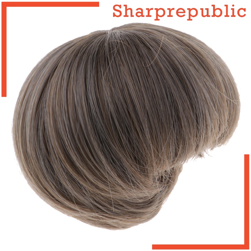 [SHARPREPUBLIC]1/3 BJD Fashion Doll Wigs DIY Short Hair Hairpiece For 70cm Uncle Male Doll