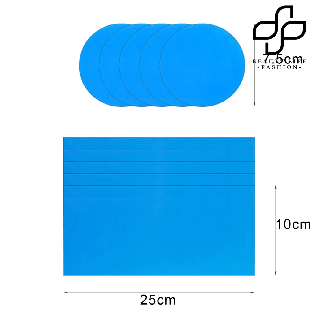 Bộ 10 Miếng Dán Sửa Chữa Hồ Bơi Bằng Pvc Đa Năng Tiện Dụng