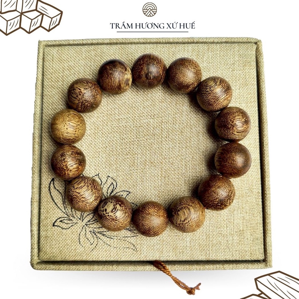 Vòng Tay Nam Nữ Thời Trang - Vòng Tay Phong Thủy Trầm Hương Tự Nhiên 100%