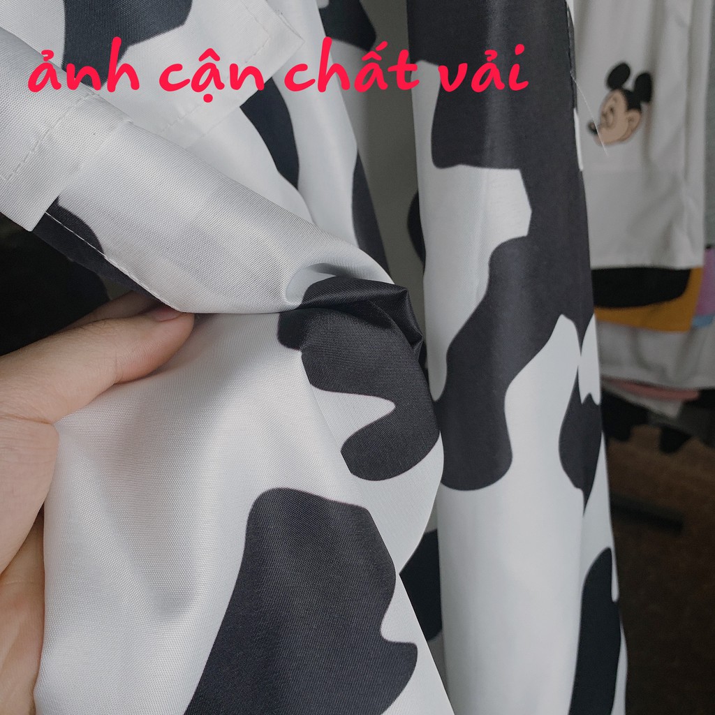 Chân váy bò sữa OBIKING chữ A dáng dài xòe phong cách Ulzzang phối đồ cực cool