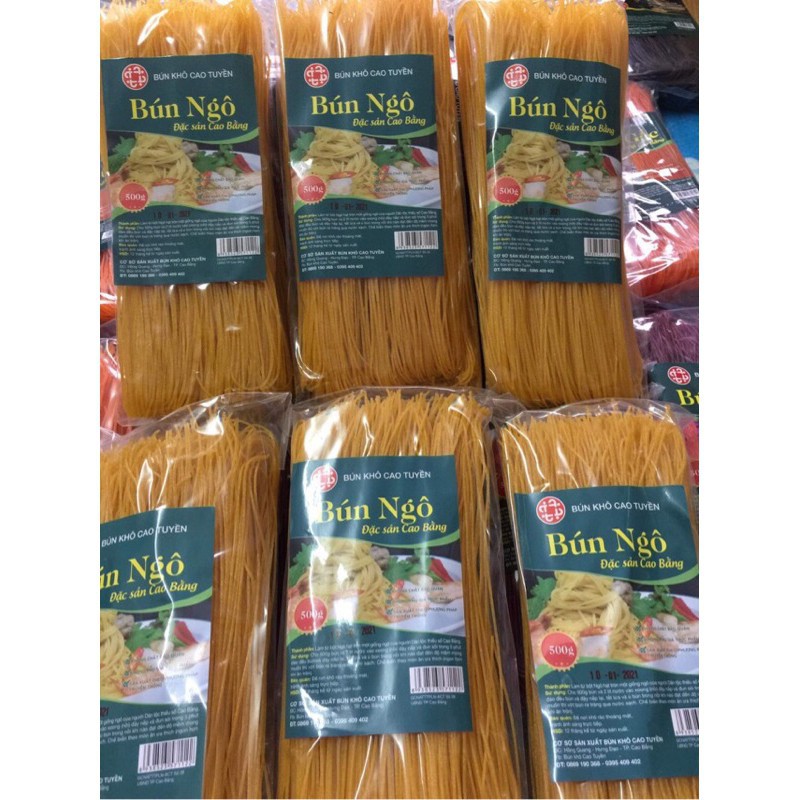 Mì bún khô ngũ sắc ngô, cẩm, gấc, gạo lứt đỏ, đen Cao tuyền siêu ngon eatclean giảm cân.