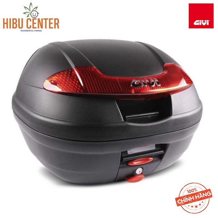 Thùng Givi E340N Vision Công Nghệ Monolock Gắn Sau Xe Máy Motor Tay ga Kèm Đế Đệm Màu Đen Hàng Chính Hãng – HBCENTER