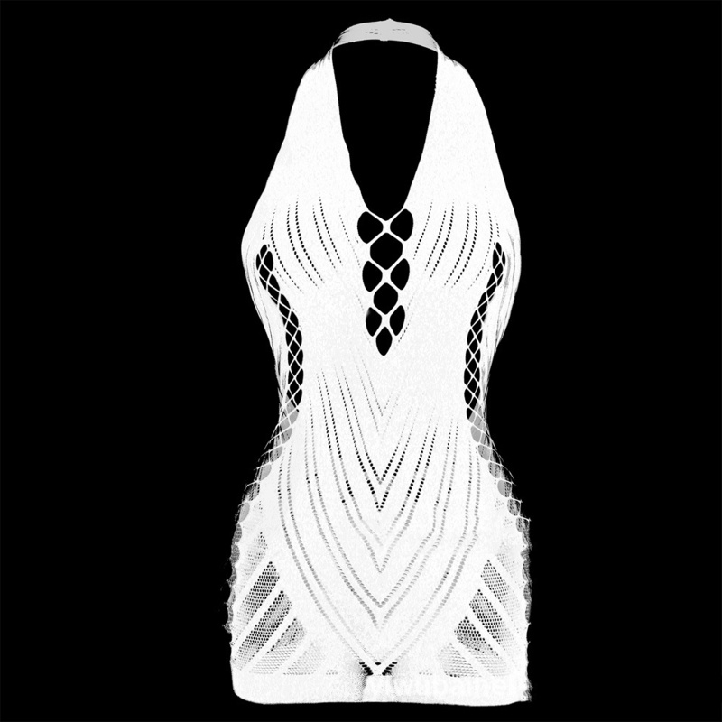 Đầm Ngủ Lưới Cổ Chữ V Khoét Sâu Gợi Cảm Cho Nữ