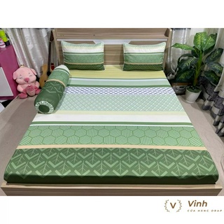 Bộ Drap Giường Thun Lạnh Ý 5D