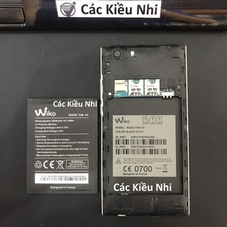 Pin Wiko Ridge Fab | Ridge Fab 4G | 2820mAh 3.8V 10.716Wh