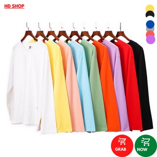 Áo Thun Dài Tay - Áo Thun Nam Nữ Unisex From Rộng Co Dãn 4 CHiều - Hàn Quốc - HD Shop Quần Áo Thời Trang