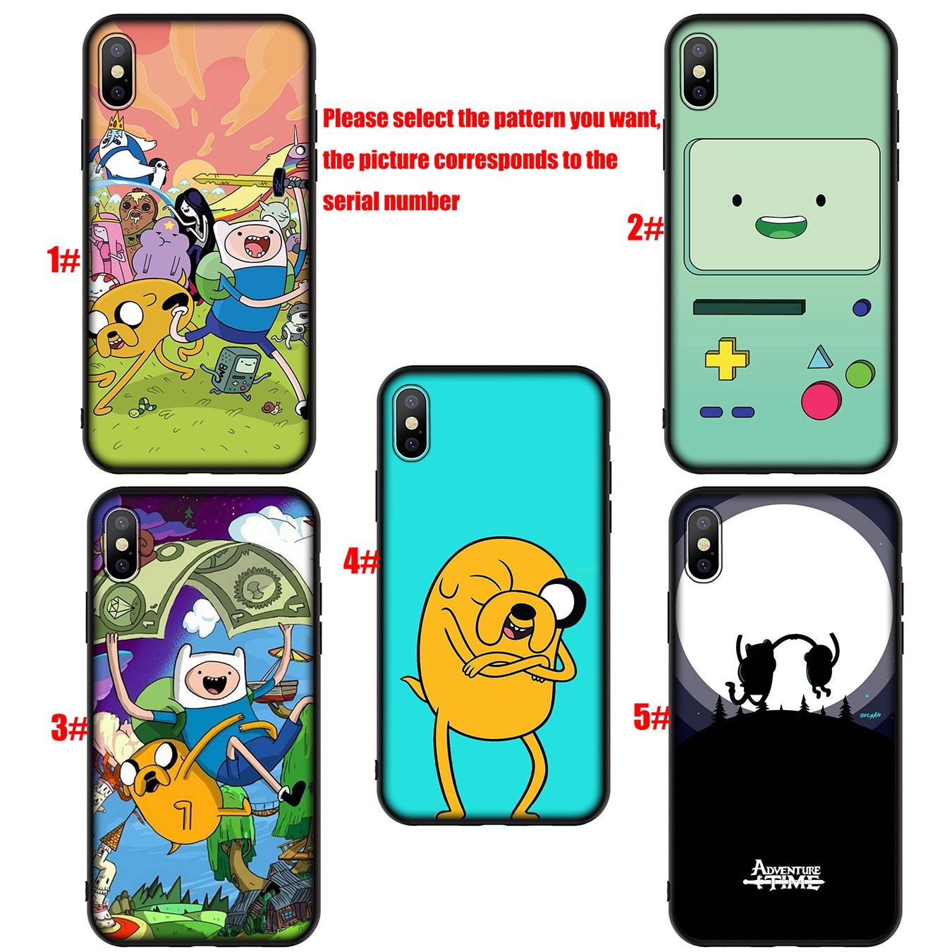 Samsung Galaxy A9 A8 A7 A6 Plus J8 2018 + A21S A70 M20 A6+ A8+ 6Plus Casing Soft Silicone Cartoon adventure time Phone Case