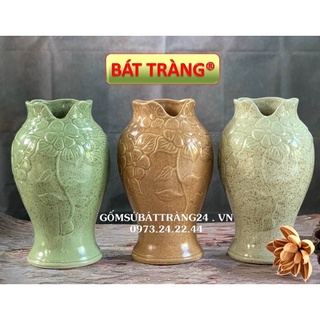 BÌNH HOA ĐẸP ĐỂ BÀN LỌ HOA CAO CẤP CAO 30cm BÌNH CẮM HOA CÁCH ĐIỆU MIỆNG