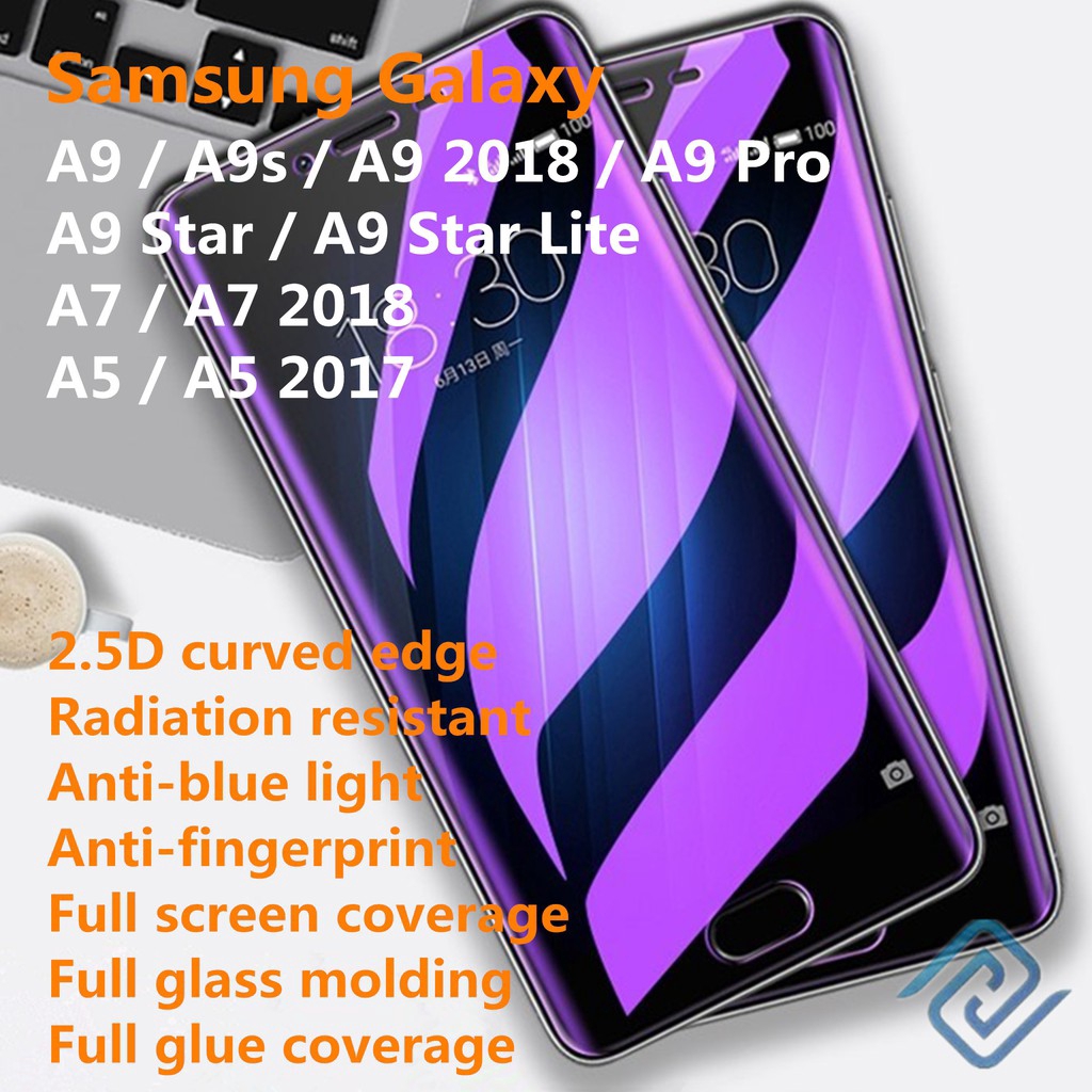 Samsung Galaxy A9S A9 Pro 2016 Star Lite A5 A7 2017 2018 Miếng dán màn hình Bảo vệ bức xạ