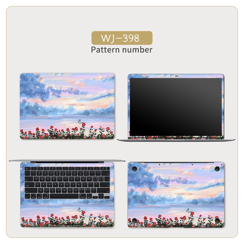 Miếng Dán laptop Trang Trí Chống Thấm Nước Cho for Asus Lenovo Dell HP Acer Huawei Honor macbook