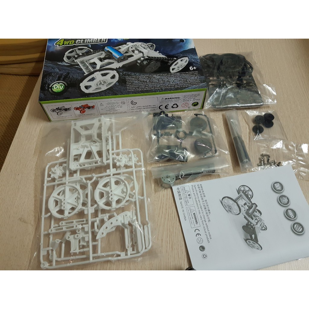 Đồ chơi xếp hình STEM - Bộ xếp hình xe tự hành DIY - CLIMBER