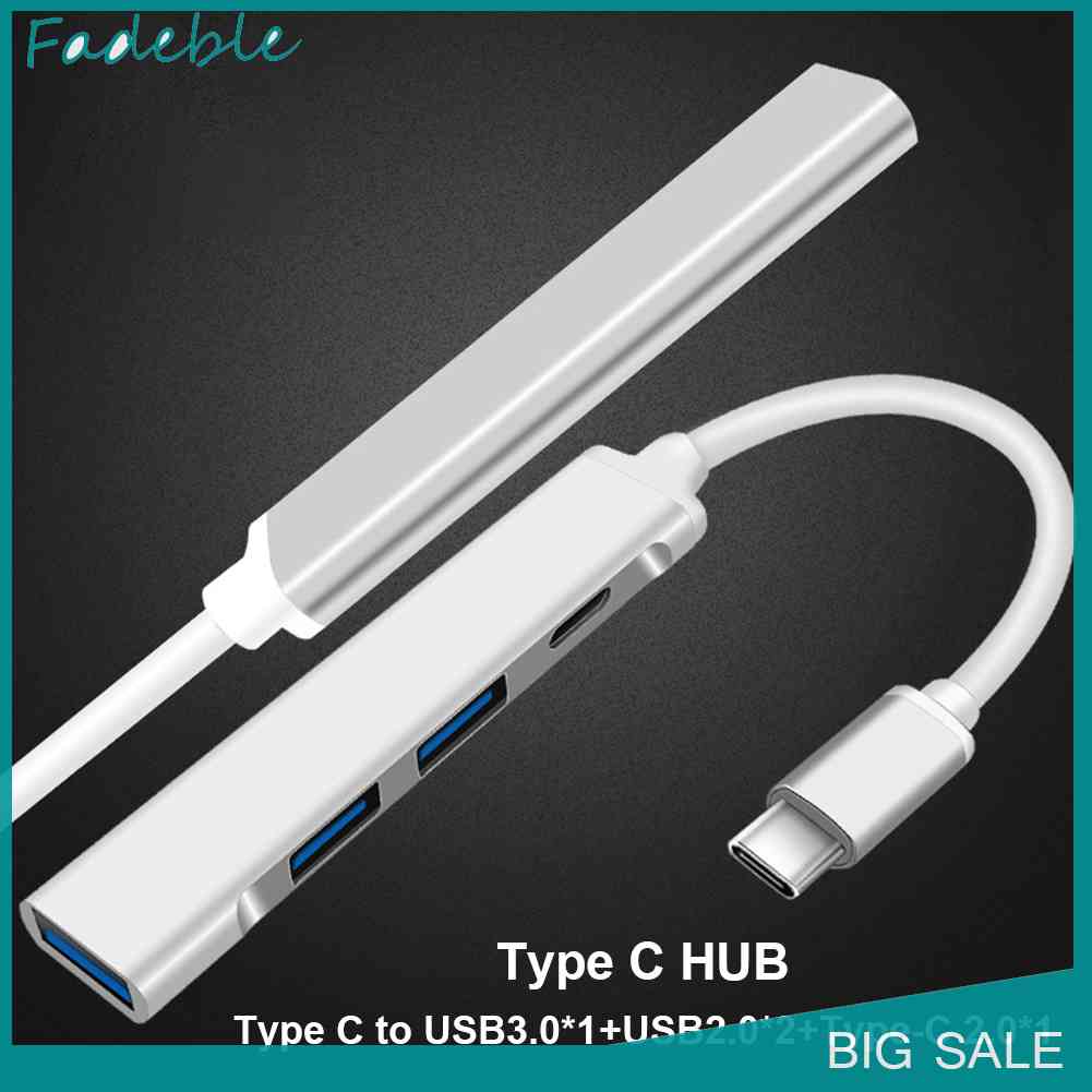Bộ Chia Cổng Type-C USB C 4 Trong 1 USB 3.0 2.0 Chất Lượng Cao