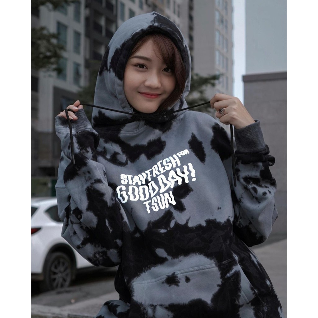 Áo nỉ HOODIE GOOD DAY Tiedye loang màu Unisex | BigBuy360 - bigbuy360.vn