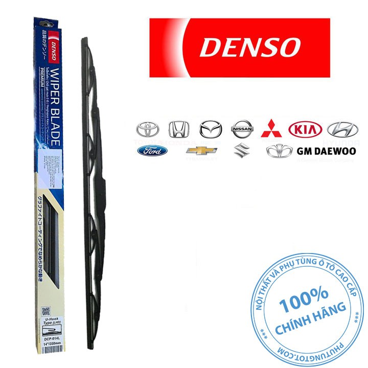 Gạt mưa Denso Malaysia chính hãng đủ kích thước cho Toyota Honda Mazda Nissan Mitsubishi Nissan Kia Huyndai Ford