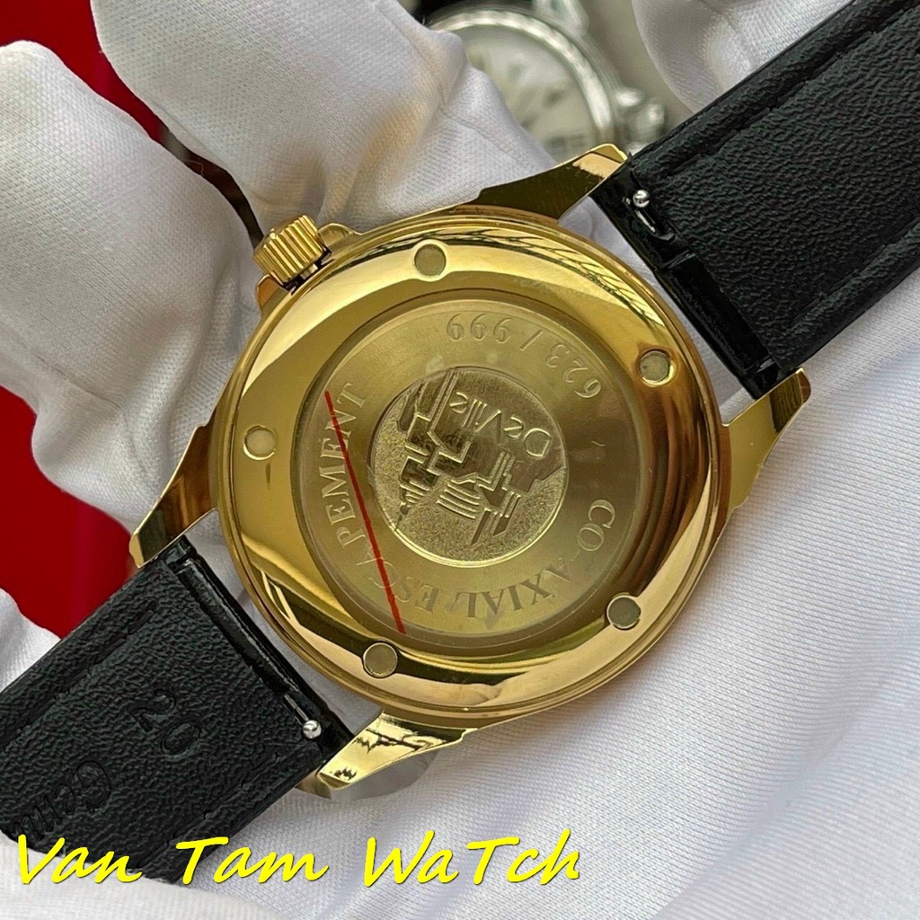 Đồng hồ nam omega co-axial chronometer escapement w 39mm máy Thụy Sĩ Automatic