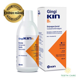 NƯỚC SÚC MIỆNG KIN B5 - 500ml GIÚP PHỤC HỒI NƯỚU, NGĂN NGỪA MẢNG BÁM, RĂNG CHẮC KHỎE.