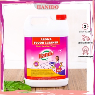 Nước lau sàn diệt khuẩn hương hoa thơm mát hando 5L