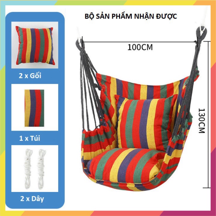 Ghế võng đu đưa nhiều màu sắc Fischer Color - eurooutlet