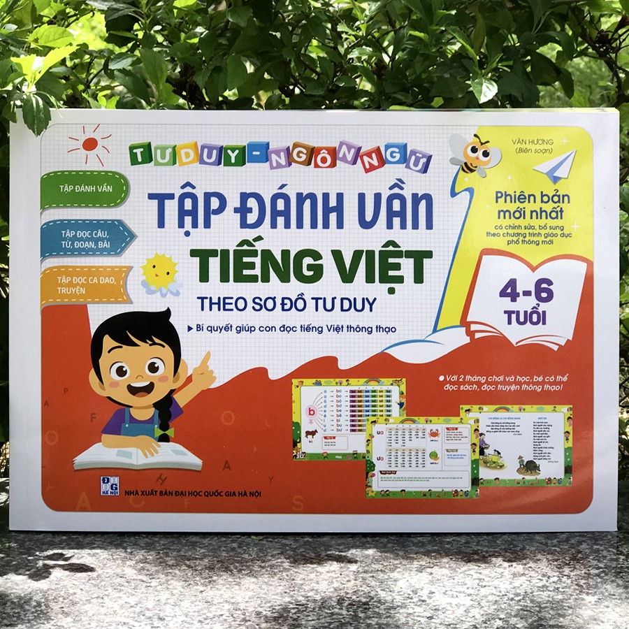 Sách - Tập Đánh Vần Tiếng Việt - Bí Quyết Giúp Con Đọc Tiếng Việt Thông Thạo 4-6 tuổi (Phiên bản mới nhất 108 trang) | BigBuy360 - bigbuy360.vn