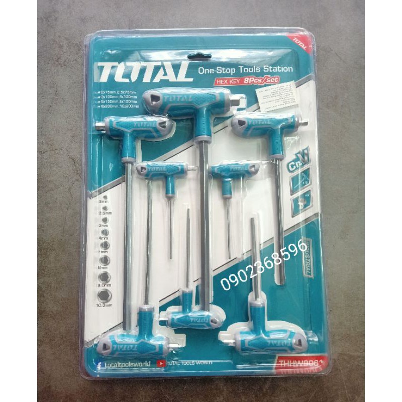 Bộ chìa lục giác chử T TOTAL THHW8081