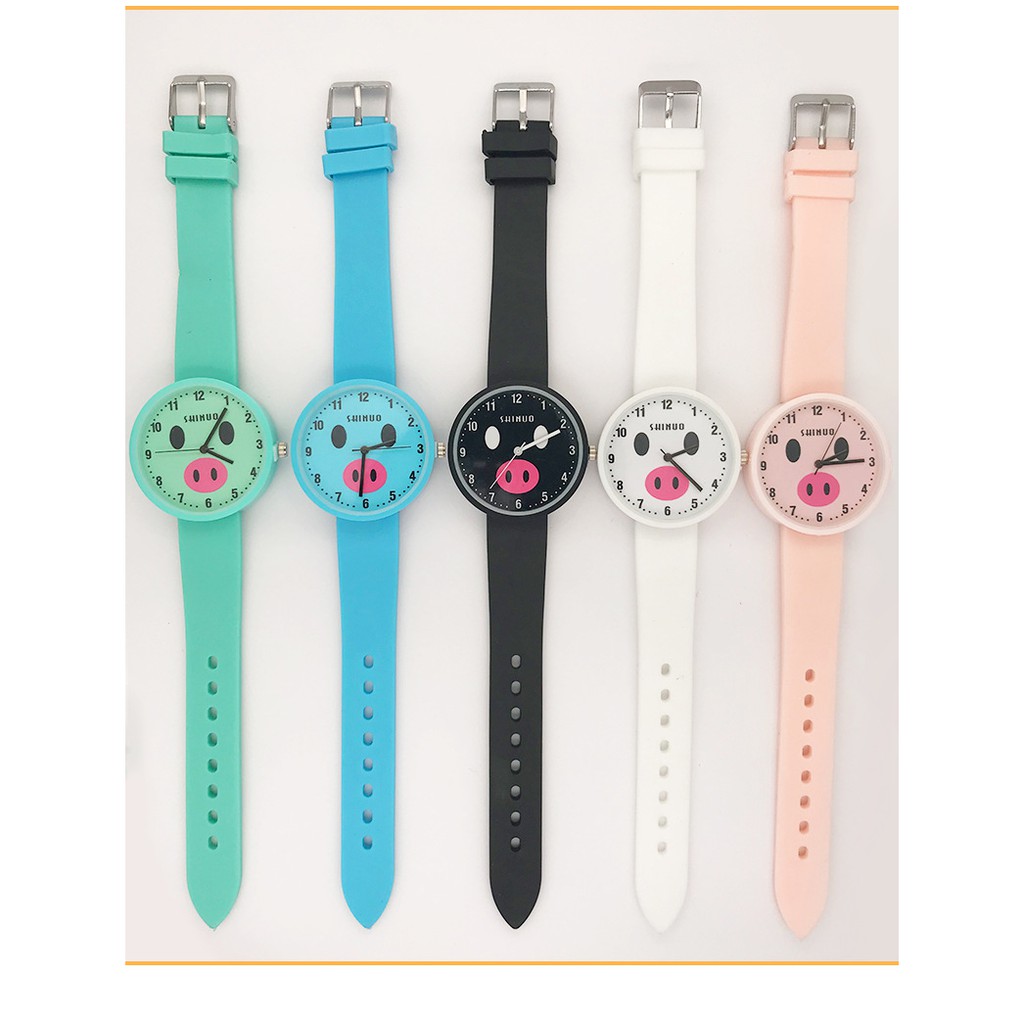 Đồng Hồ Silicon HÌNH CON HEO Cho Bé Yêu (Hàng có sẵn đủ mầu) | BigBuy360 - bigbuy360.vn