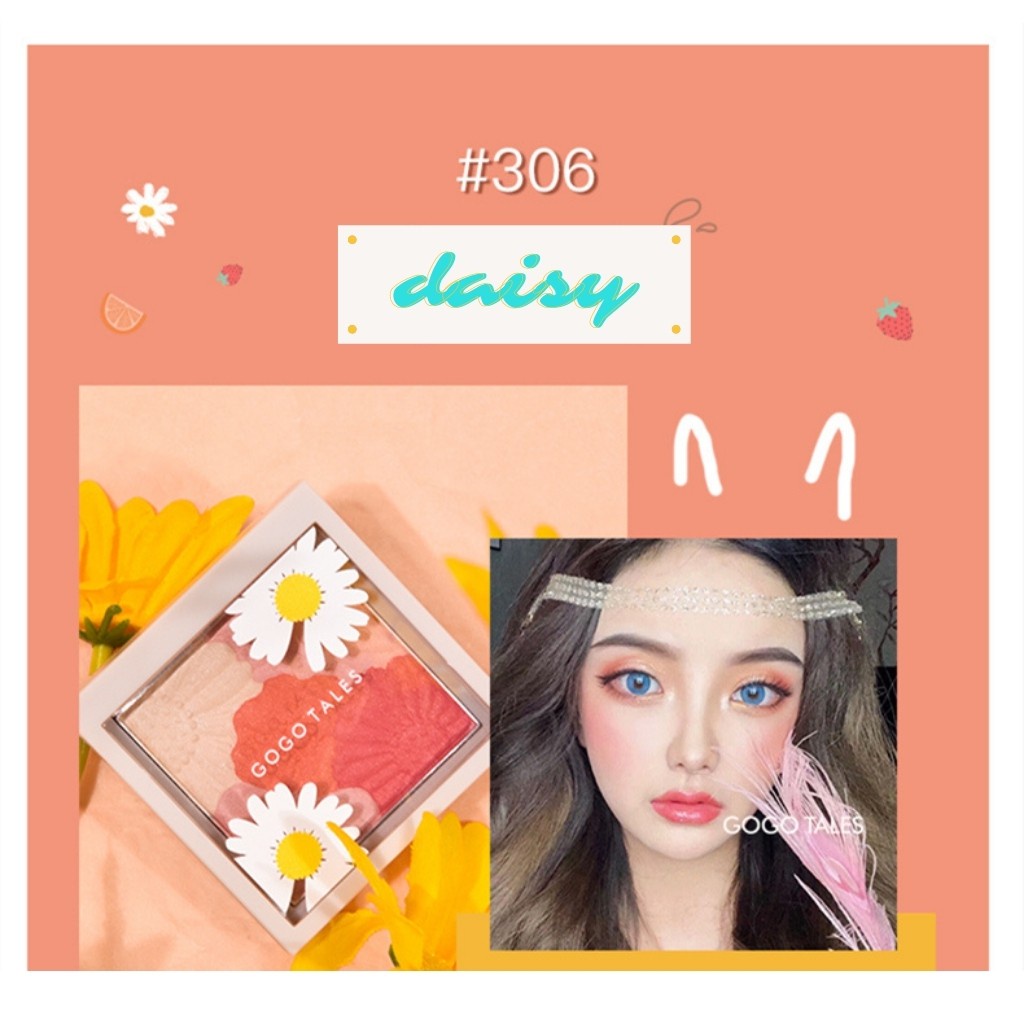 Má Hồng GOGO TALES Heartbeat Daisy Dạng Phấn Kiềm Dầu | BigBuy360 - bigbuy360.vn