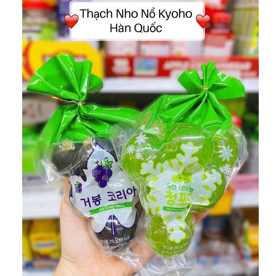 💖Thạch nổ Nho kyoho Hàn quốc ⚡Siêu Phẩm⚡ Chất lượng⚡ 2 màu Đen,Xanh