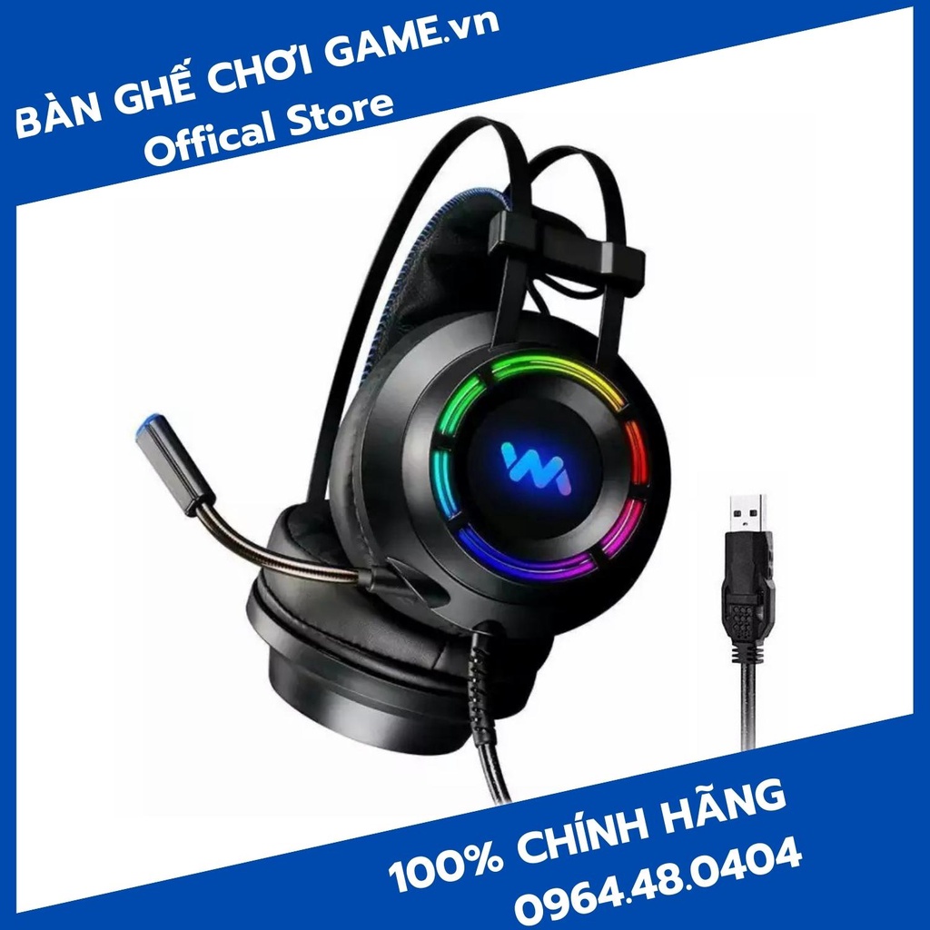 Tai nghe game thủ Wangming WM9800 giả lập 7.1 USB