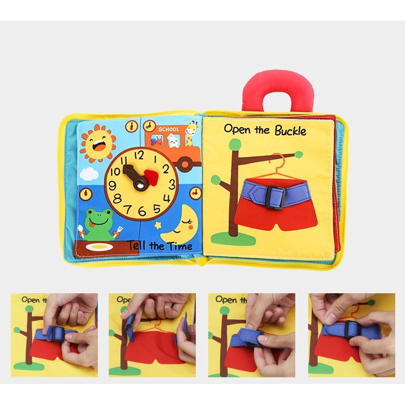 Sách Vải Mềm Phát Triển Theo Phương Pháp Montessori Cho Bé