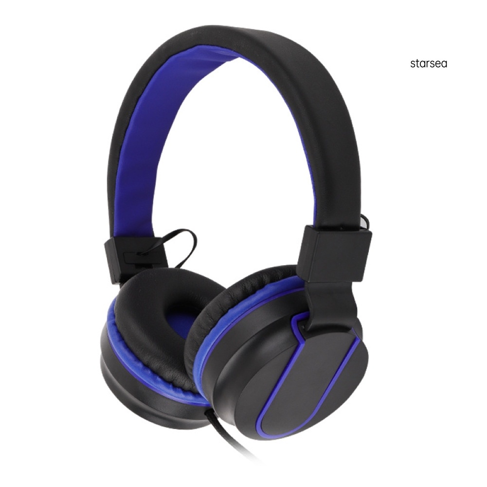 Tai nghe trùm đầu chơi game có dây âm thanh HiFi có thể xếp gọn kèm mic