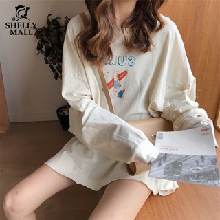 Áo thun tay dài cổ tròn size m-2xl