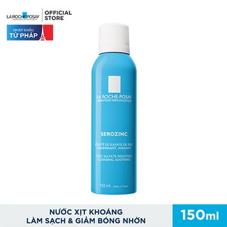 Bộ Sản Phẩm Xịt Khoáng Làm Sạch, Giảm Bóng Nhờn Cho Da Dầu Mụn La RochePosay Serozinc