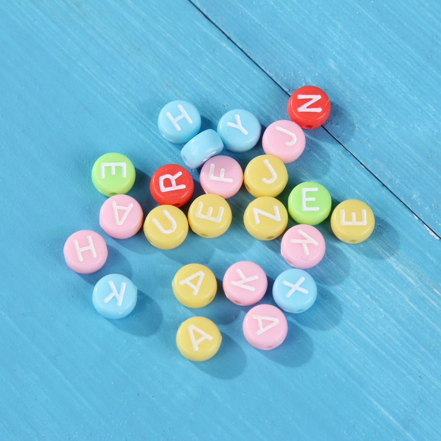 Set 100 Hạt Chữ Cái Làm Trang Sức