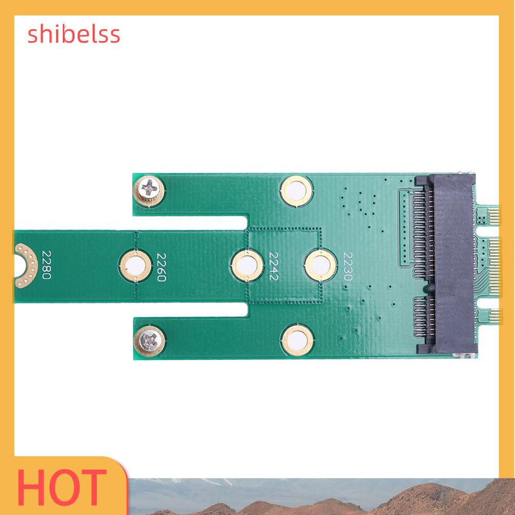 Bộ Chuyển Đổi Shibelss Ngff M.2 B + M Key Sang Msata Mini Pci-E Sata 3.0 Ssd Thẻ