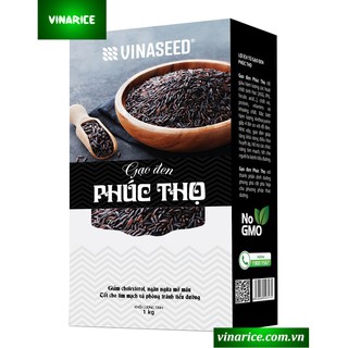 Gạo Đen Phúc Thọ - hộp 1kg - tốt cho sức khỏe